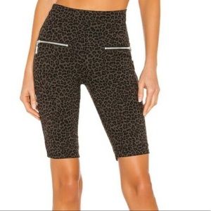 BLANK NYC Cheetah Biker Shorts